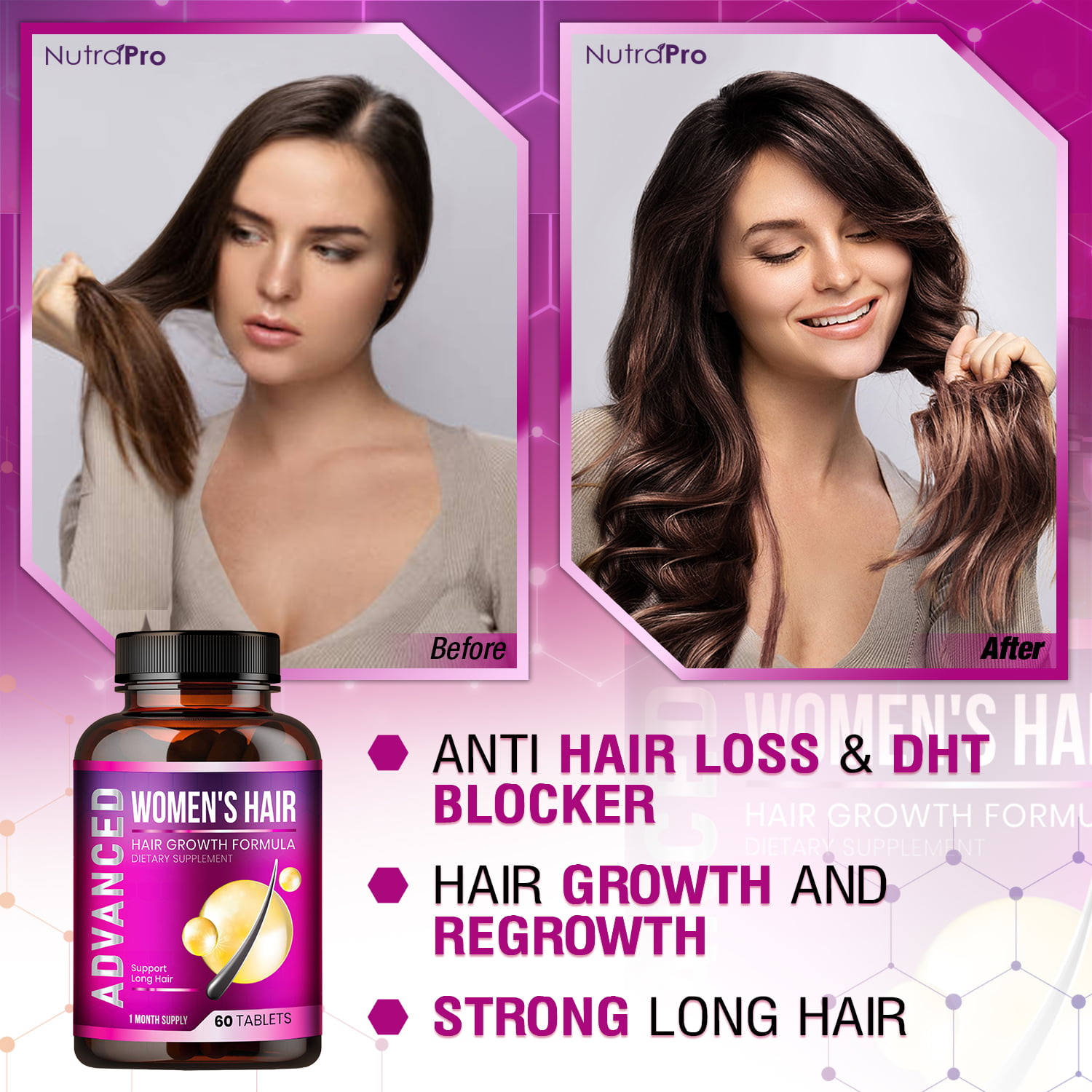 Male Hair Growth Natural Supplements Healthy Hair Treatments