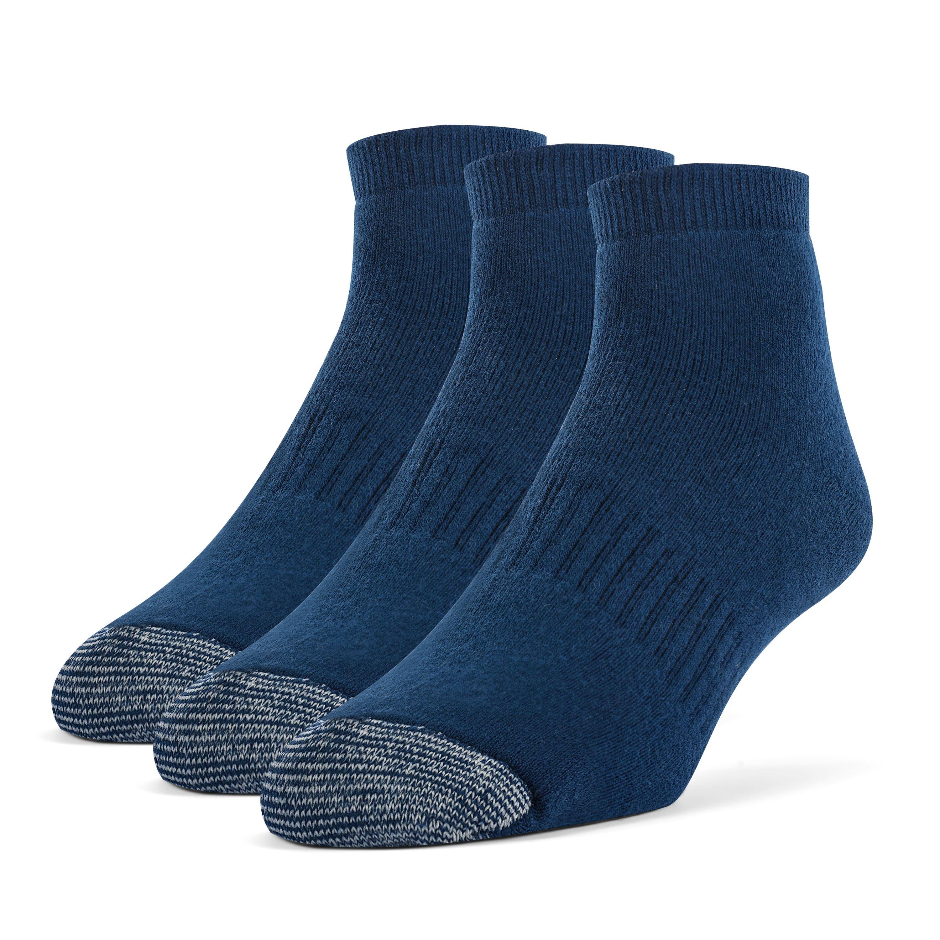 Men's Cotton Extra Soft Ankle Cushion Socks 3 Pairs
