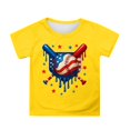 thumbnail image 1 of T-Shirt à Manches Courtes Imprimé Baseball pour Filles Coupe Ample Décontractée Confortable pour Usage Quotidien Sports et Activités Extérieures, 1 of 4