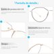 thumbnail image 5 of Filtro de Luz Azul Cyxus gafas Antireflejantes Marco Redondos Anti Tensión de Ojos 8009T62 Style, 5 of 5