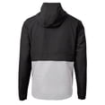 thumbnail image 3 of Men's Cutter & Buck  Black Los Angeles Dodgers Charter Eco Recycled Half-Zip Anorak Jacket, 3 of 3