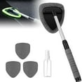 thumbnail image 1 of Yimiti Windshield Cleaner Tool With 3 Reusable Towel Pads For Car And Home Windows--Grey, 1 of 7