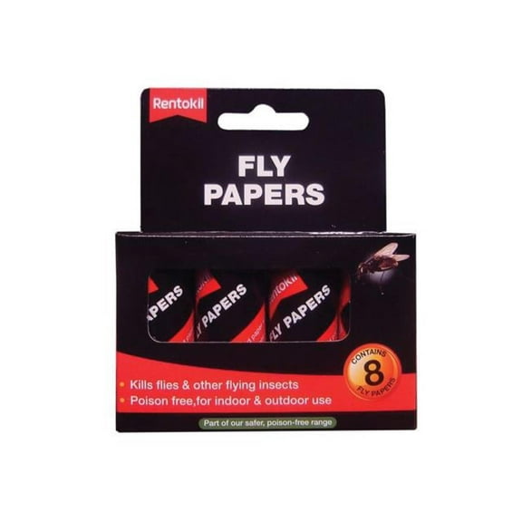Rentokil - Fly Papers (Pack 8)