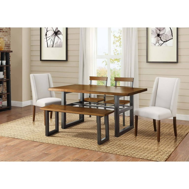 Better Homes and Gardens Mercer Dining Table Vintage Oak finish