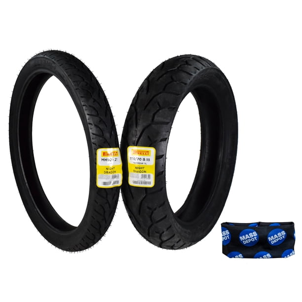 Pirelli Night Dragon MH90 21 150 70B18 Front Rear Cruiser Motorcycle