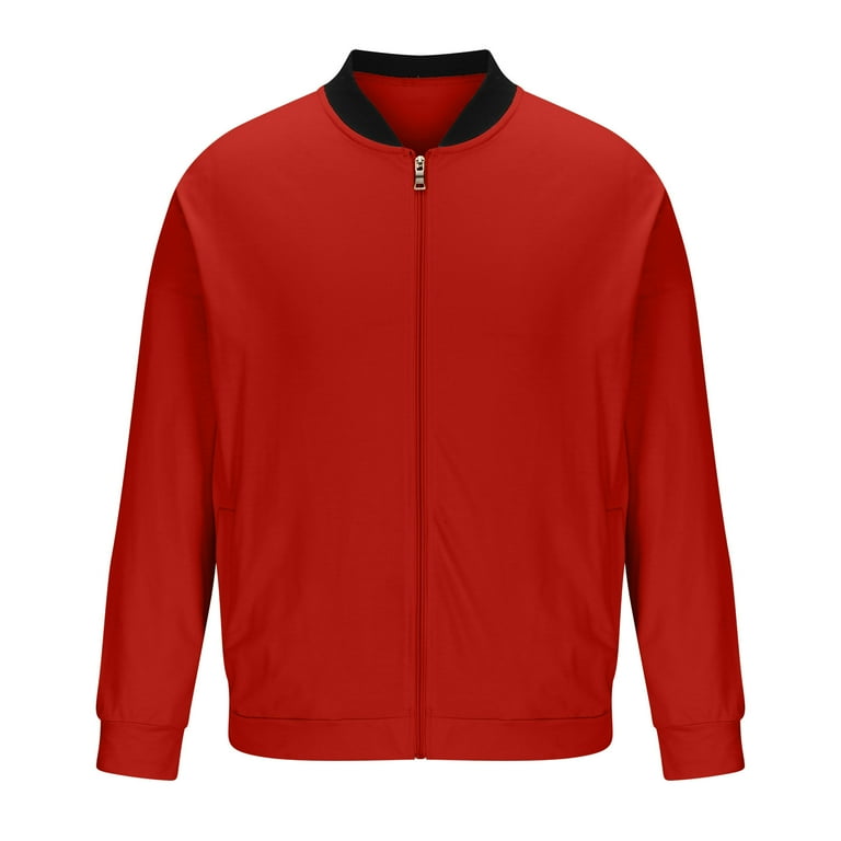 ジャケット・アウター New year SALE! H ma-1 OLMETX S HOOMEUMY Mens Bomber Jacket Deals Workout Long Sleeve