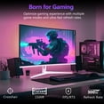 thumbnail image 3 of Z-EDGE 27 Inch 300Hz Curved Gaming Monitor, FHD 1080P VA Display, 1ms MPRT, AMD FreeSync, HDR Support, VESA Mount Compatible, White, 3 of 9