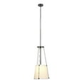 thumbnail image 5 of Jamie Young Co California 1-Light Metal & Linen Pendant in Bronze/Off White, 5 of 6