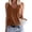 Coffee, variant on Racerback Tank Tops for Women Solid Color Sleeveless Shirts Casual Summer Loose Fit Athletic Workout Undershirt Orange, Size L