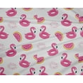 thumbnail image 5 of oneOone Polyester Lycra Light Pale Pink Fabric Donut Pattern Quilting Supplies Print Sewing Fabric By The Yard 56 Inch Wide, 5 of 6