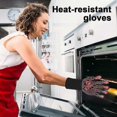 thumbnail image 5 of Oven Gs 932f Ant Gs, Cut-ant Grill Gs, Non-slip Silic Bbq Gs, Kit Safe Ing Gs Red, 5 of 5