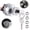 1 Pack, variant on 4 Position Ignition Starter Switch with Matching Keys, 12 Volt Multi Equipment Control Switch, Replacement Ignition Part for Automobiles, Farm Machinery and Forklifts