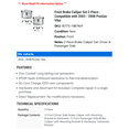 thumbnail image 2 of Front Brake Caliper Set 2 Piece - Compatible with 2003 - 2008 Pontiac Vibe 2004 2005 2006 2007, 2 of 2