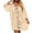 Z-Beige384, variant on JIAYUE Womens Bathing Cover-Ups V Neck Hollow Long Sleeve Pure Color Plus Size Knee Length Swimsuit Coverup Comfortable Summer Loose Beach Crochet Design Bathing Suit Cover Up Dresses