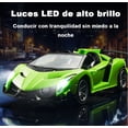 thumbnail image 3 of Carro Control Remoto Recargable Para Niños 1:18 Murciélago Las Carreras Con Luz Modelo Verde, 3 of 4