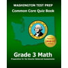 Washington Test Prep Common Core Quiz Book Grade 3 Math: Preparation for the Smarter Balanced Assessments