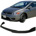 thumbnail image 2 of Ikon Motorsports Compatible with 06-08 Civic 2Dr Coupe CS Style Front Bumper Lip Chin Spoiler PU Polyurethane, 2 of 7