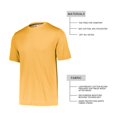 thumbnail image 5 of Russell Athletic Core Performance Short Sleeve T-Shirt, XL, Gold, 5 of 5