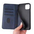 thumbnail image 2 of iPhone 11 Fodral Premium PU Läder Plånboksfodral med Korthållare Ställ Inbyggd Magnetisk Stängning Flip Folio Telefonskal för iPhone 11 - Blå, 2 of 5