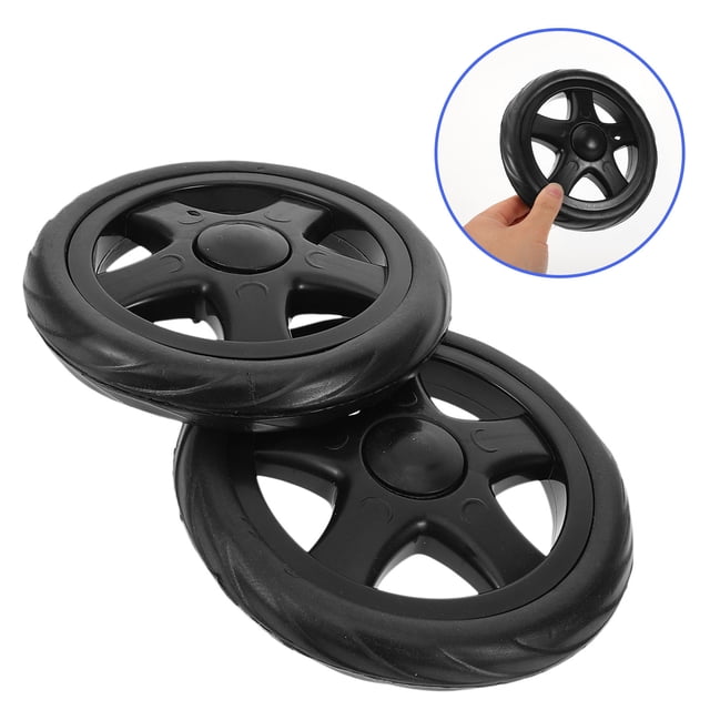 FUTUREORYY Roue de Remplacement Durable 2 Pcs pour Chariot de Courses Installation et Construction Simples