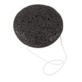 thumbnail image 5 of 2 Pcs Konnyaku Jelly Fiber Face Makeup Wash Pad Cleaning Sponge Puff Exfoliator-White & Black, 5 of 10