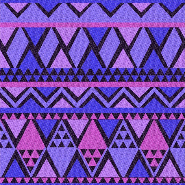 Ahgly Company Machine Washable Indoor Square Transitional Bright Purple Area Rugs, 6' Square