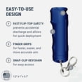 thumbnail image 3 of SABRE Fast Flip Top Pepper Spray with Snap-Clip Keychain, Sapphire Blue, 1 Ct, Pocket Pepper Sprays, 3 of 12