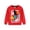 00-Red#1457, variant on Kiijoy Toddler Boys Sweatshirt Dinosaur Embroidery Crewneck Pullover, Green, Sizes 2-3T