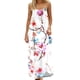 thumbnail image 3 of TaTaai Summer Backless Dress for Women Spaghetti Strap Printed Loose Fit Long Maxi Dress Sleeveless Casual Solid Color Soft Lightweight for Daily Vacation Gift, 3 of 9