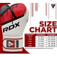thumbnail image 1 of RDX F7 Gants de Boxe en Cuir, Rouge, 8oz, 1 of 7