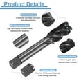 thumbnail image 3 of Uxcell Spiral Flute Thread Tap M20 x 1.5 Metric Machine Taps HSS6542 Nitrided Coated, 3 of 6