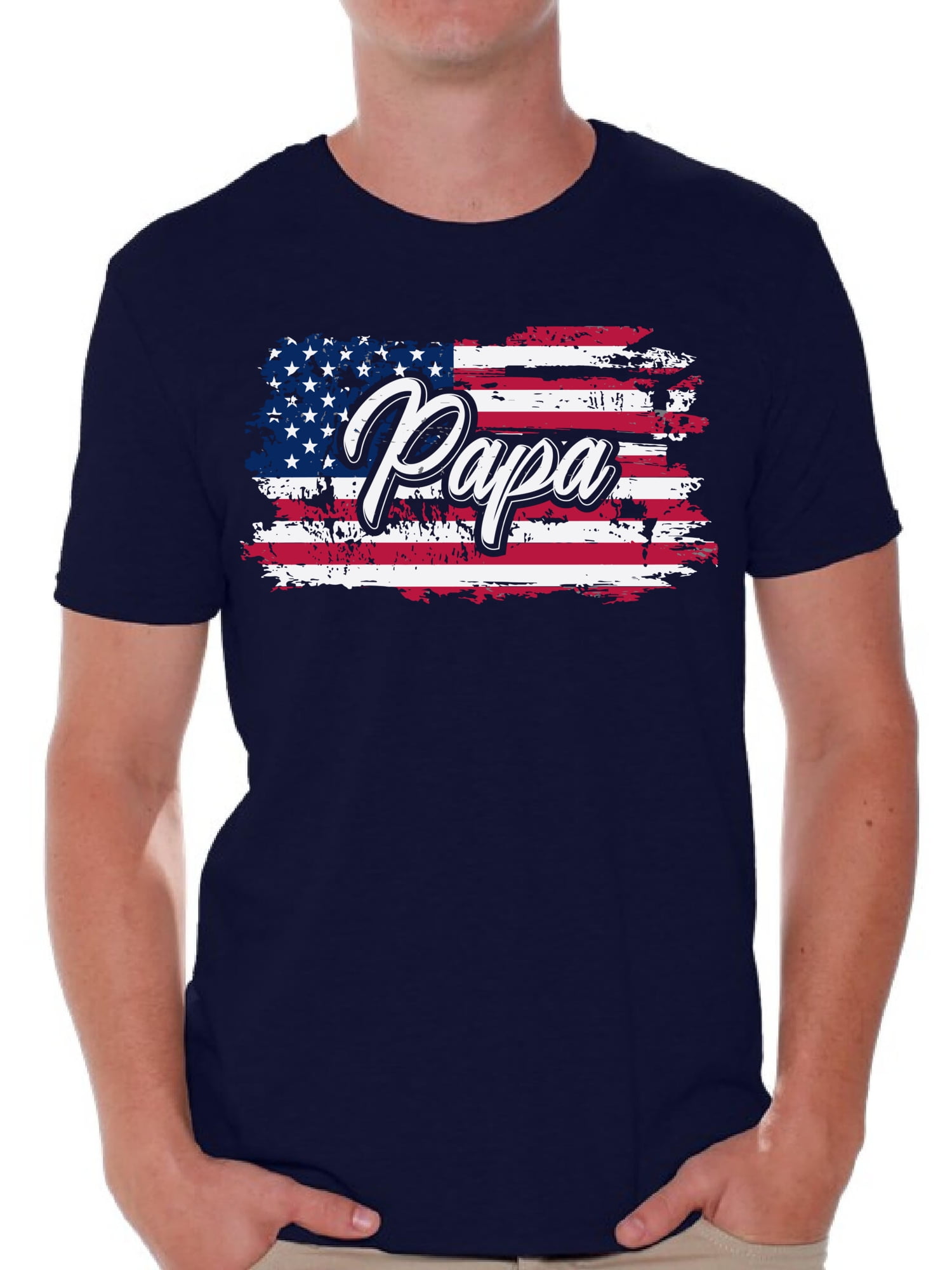 Grandpa shirt Personalized Reel Cool Papa with Grandkids shirt Fishing for men American Flag shirt Fishing Papa shirt 4th of july shirt