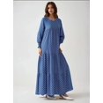 thumbnail image 4 of Printed Crew Neck Viscose Maxi Dress, 4 of 6