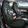 thumbnail image 3 of POLERO Wolf US Flag Pattern, Removable Dust Proof Car Seat Covers Washable Front Seat Covers for Auto, 3 of 11