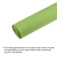thumbnail image 3 of Unique Bargains Crepe Paper Roll for Party 7.5ft Long 20 Inch Wide, Light Green 2 Pack, 3 of 5