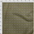 thumbnail image 4 of oneOone Silk Tabby Olive Green Fabric Arabic Moroccan Quilting Supplies Print Sewing Fabric By The Yard 42 Inch Wide, 4 of 5
