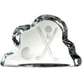 thumbnail image 1 of Paperweight - Golf Etched - Glass - Home Décor - Handmade - Desk or Tabletop Ornament - Beautifully Designed -, 1 of 1