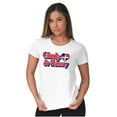 thumbnail image 3 of Chula and Sassy Cute Proud Dominicana Womens Slim Fit Graphic Tee Brisco Brands S, 3 of 5