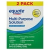 Equate Multi-Purpose Solution Twin Pack, 12 fl oz, 2 Count