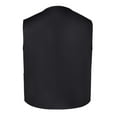 thumbnail image 4 of TOPTIE 5 Pack Button Up Waistcoat Two Pocket Unisex Vest Volunteer Work Vest-Black-XL, 4 of 5
