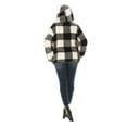 thumbnail image 2 of Shoreline's Box Plaid Shawl Collar Hoodie Jacket, 2 of 4