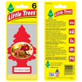thumbnail image 2 of Little Trees Car Air Freshener  Hanging Tree Provides Long Lasting Scent for Auto or Home  Cinnamon Apple, 6-Packs 4 Count, 2 of 6