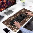 thumbnail image 2 of Long Mouse Pads for Desk,Brown Cartoon Dinosaurs Fossils Pattern Desk Mats on Top Of Desks, Desk Mouse Pad Extra Large with 3mm Non-Slip Base and Stitched Edge for Gaming,Office,Work,Home 31.5"x15.7", 2 of 6