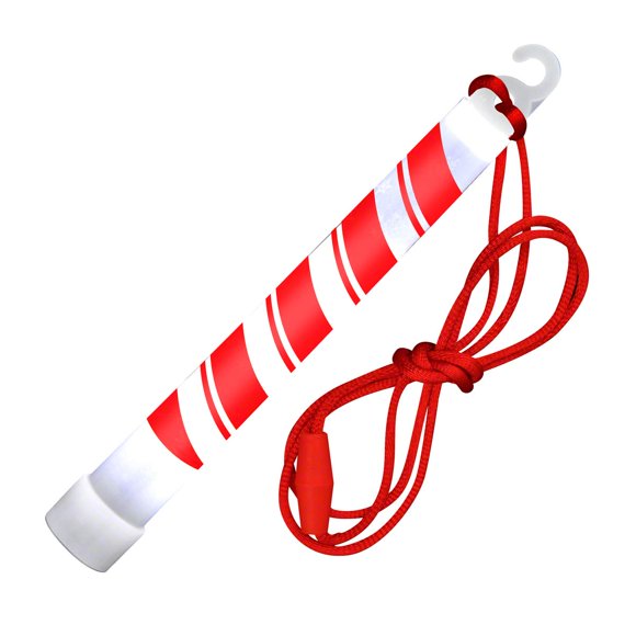 Lot de 25 Bâtons Lumineux de Noël en Forme de Canne à Sucre de 6 Pouces