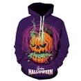 thumbnail image 2 of Sudadera con capucha de Horror para hombre y mujer, suéter Unisex con diseño de calabaza, ropa de calle divertida para Otoño y Halloween, 2 of 4