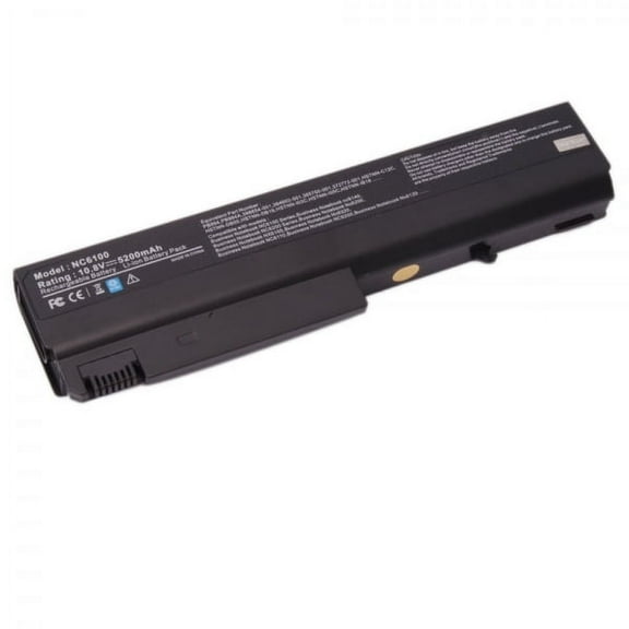 4400mAh, 11.1v, Li-ion, 6 cells replacement battery for HP Compaq Business Notebook NC6110,NC6115,NC6120,NC6200,NC6220,NC6230,NC6400 NX6105,NX6110,NX6110 CT,NX6115,NX6120, NX6125…