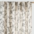 thumbnail image 1 of Cortinas Jinchan de lino floral, 160 x 160 cm, filtro de luz, 2 unidades, 1 of 9
