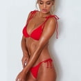thumbnail image 2 of Conjunto de Bikini acolchado con realce para mujer, traje de baño con tiras, ropa de playa, traje de baño, 2 of 4