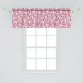 thumbnail image 2 of Ambesonne Anime Window Valance, Rabbits Humor, 54" X 18", White Pink, 2 of 3