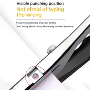 Matoen Single Hole Puncher, Circle Paper Punches Handheld Hole Paper Punch Puncher with 8 Sheet Capacity Office Perforating Machines for Craft Paper Tags Clothing Ticket